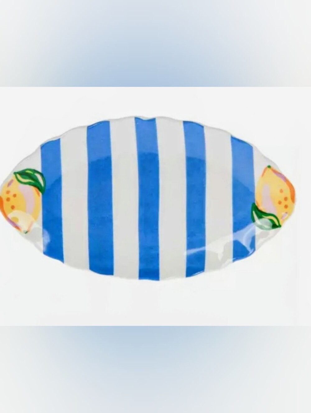 Stripes & Lemons Trinket Soap Dish from The Spring Shop Brand New